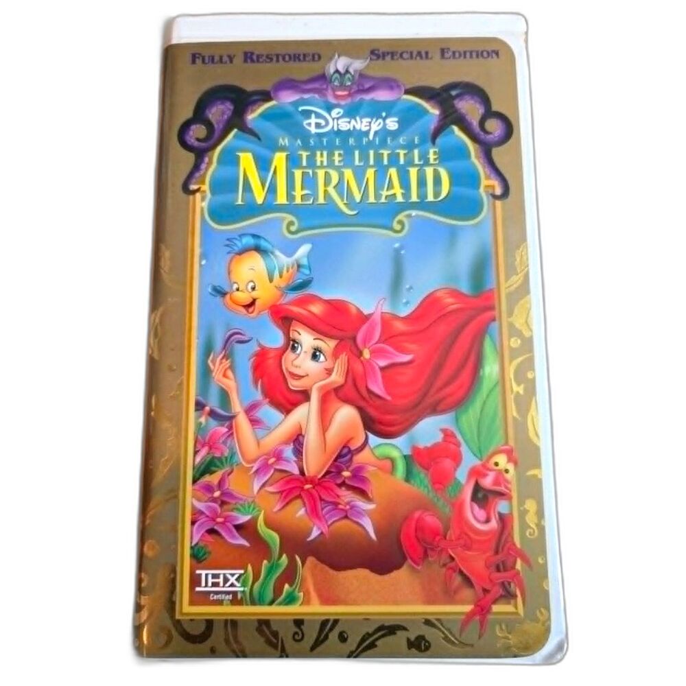 The Little Mermaid 1989 VHS Disney Animated Musical Classic